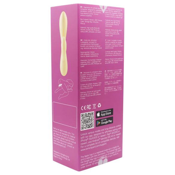 LP Jessica - vibrador inteligente com braço clitorial (amarelo)