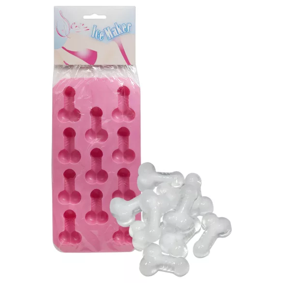 Moldes de gelo de silicone - formato de pénis
