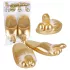 Pantufas com pénis (douradas)