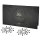 Diamantes brilhantes - adesivo mamilo strass - preto