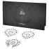 Diamantes brilhantes - kit jóias íntimas - 3 peças - preto