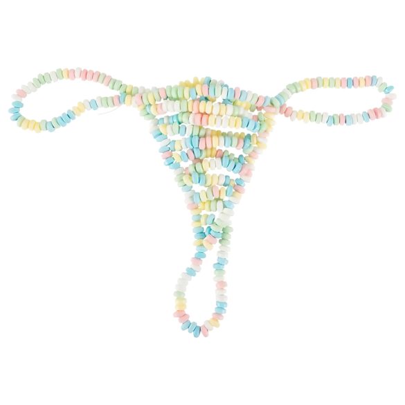 Doce - tanga comestível feminina - colorida