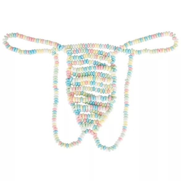 Doce - tanga comestível masculina - multicolorido