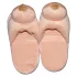 Chinelo divertido seios - bege - pelúcia
