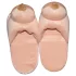 Pantufa de pelúcia nude - em formato de seio (42-44)
