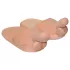 Chinelo divertido - formato pênis - bege