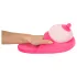 Chinelo divertido peito feminino - rosa