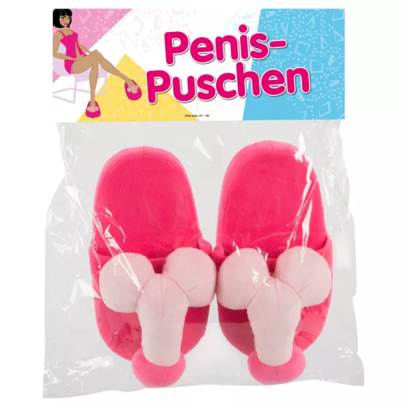 Chinelo pênis - rosa - formato divertido