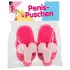 Chinelo pênis - rosa - formato divertido