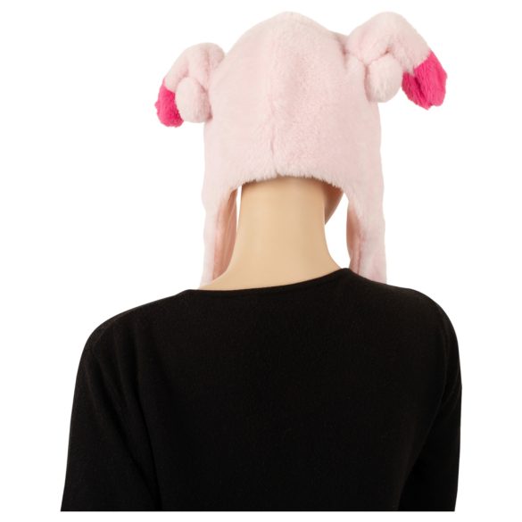 Gorro com orelhas móveis - rosa