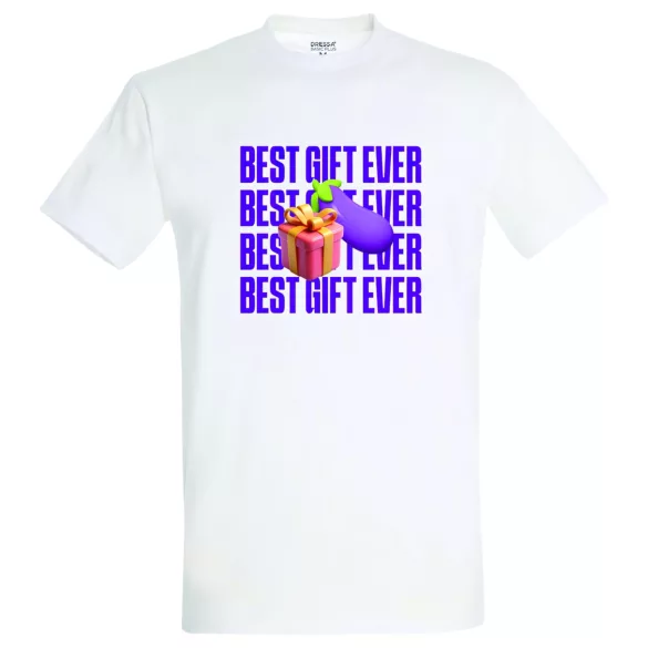 Melhor Presente - Camiseta Masculina (Branca)