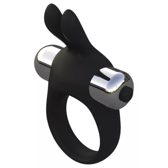 Pulselock Vantr - anel peniano vibratório com coelhinho (preto) - 30 mm