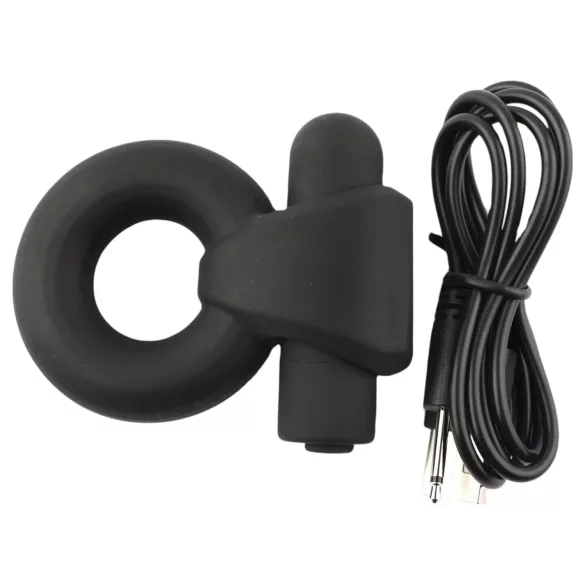 Pulselock Vantr - anel peniano vibratório recarregável (preto) - 25 mm
