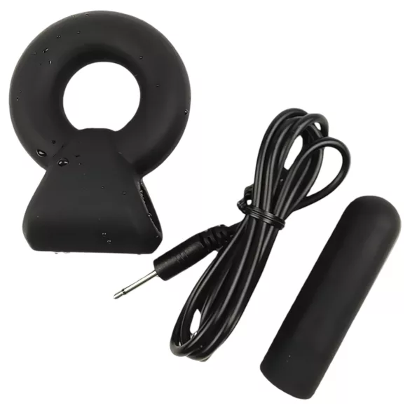 Pulselock Vantr - anel peniano vibratório recarregável (preto) - 25 mm