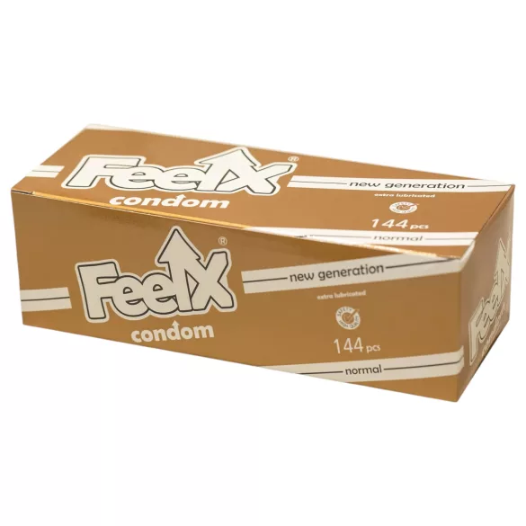 FeelX - preservativo masculino - tamanho normal - caixa com 144 unidades