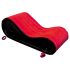 Magic Pillow - Mobiliário sexual inflável BDSM - com algema - grande vermelho