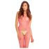 Rene Rofe - bodystocking arrastão - pink - tamanho S-L