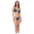 Mapalé - conjunto lingerie strappy floral - verde