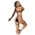 Mapalé - trio de lingerie com alças (preto)