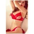 Mapalé - conjunto lingerie aberto - vermelho