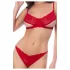 Mapalé - conjunto lingerie aberto - vermelho