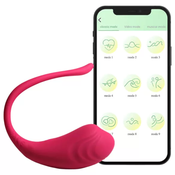 Funny Me - vibrador bullet com aplicativo - recarregável - rosa