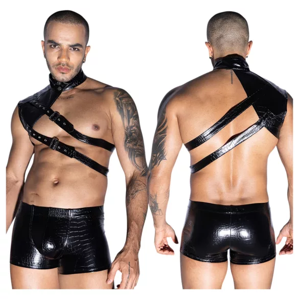 JSY 105 - conjunto de roupa íntima masculina (preto)