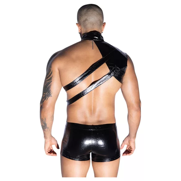 JSY 105 - conjunto de roupa íntima masculina (preto)