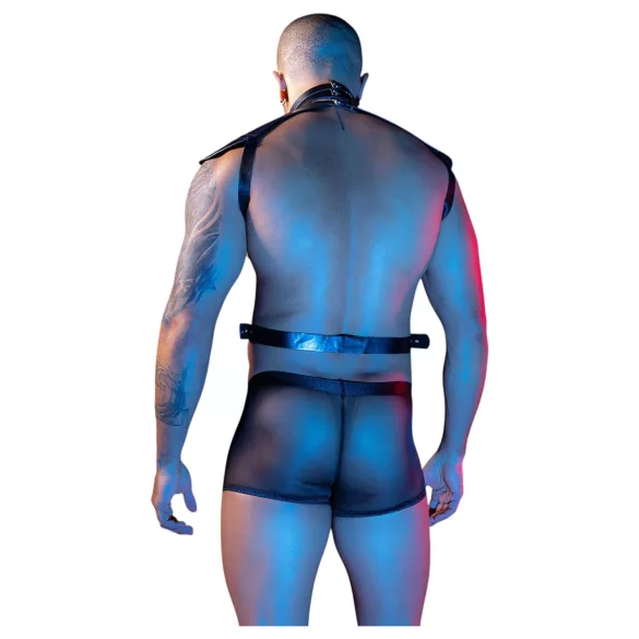 JSY 106 - conjunto de roupa íntima masculina (preto)