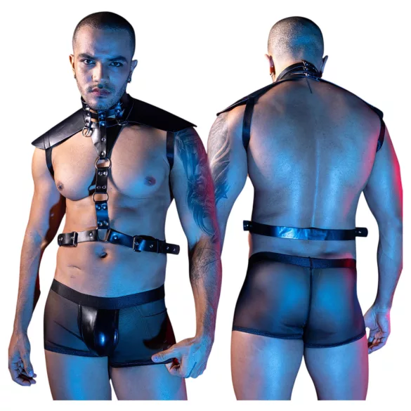 JSY 106 - conjunto de roupa íntima masculina (preto)