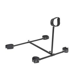 ZADO - restritor de pescoço mãos e pernas - couro preto