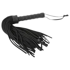 ZADO - chicote curto grosso couro preto