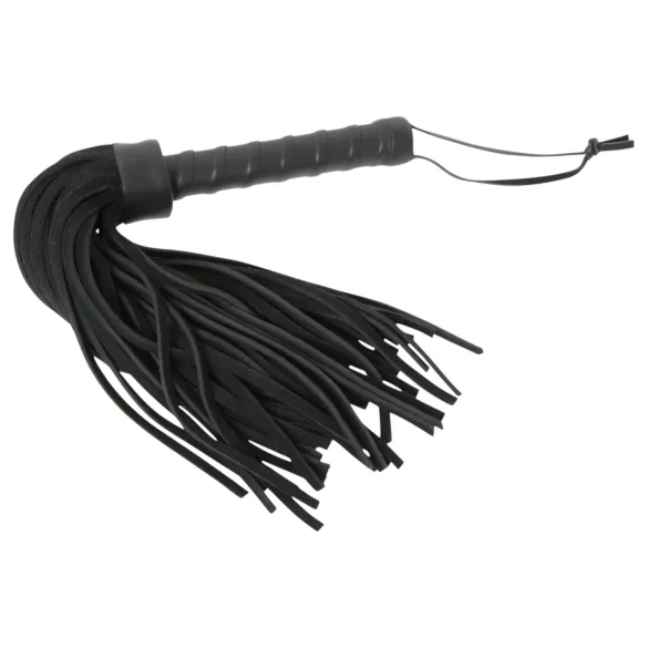 ZADO - chicote curto grosso couro preto
