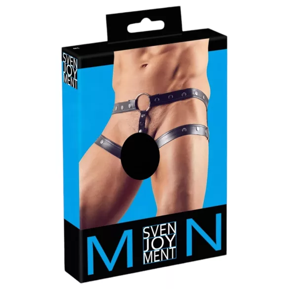 Svenjoyment - cinta com anel peniano - preto - M/L