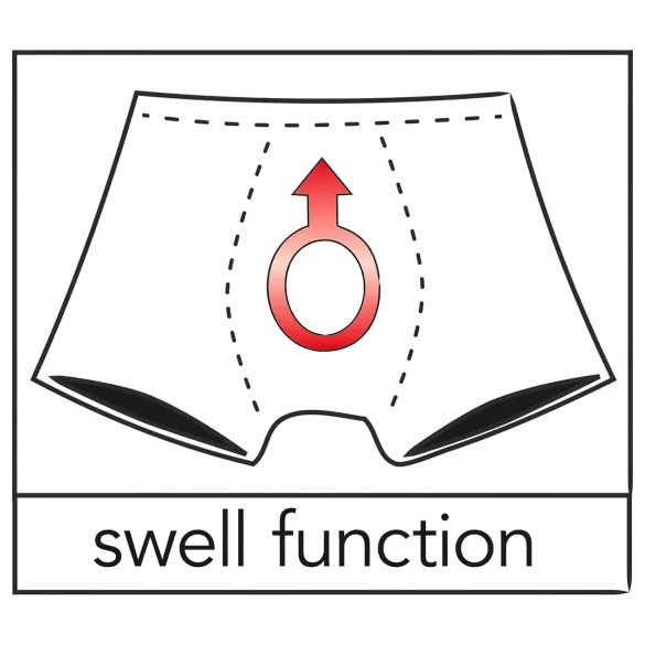 Svenjoyment - Tanga destacável para homens (preto) - L