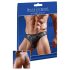 Brilhante - tanga masculino - detalhe transparente - preto - M