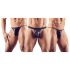 Svenjoyment - tanga masculina kit - preto - 3 peças - S-L