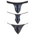 Svenjoyment - tanga masculina kit - preto - 3 peças - S-L