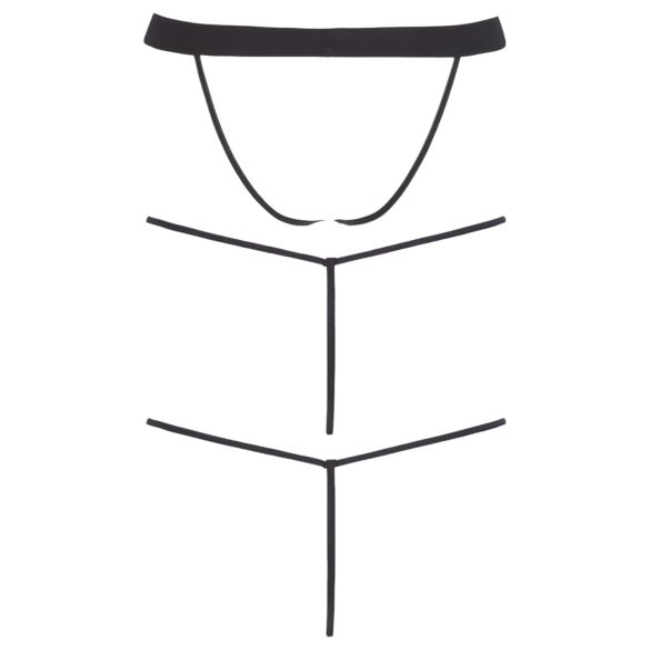 Svenjoyment - tanga masculina kit - preto - 3 peças - S-L