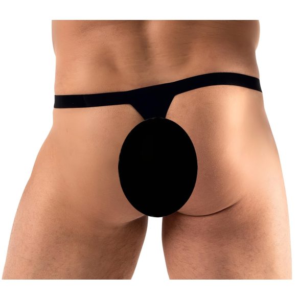 Svenjoyment - tanga masculina com strass (preto) - M