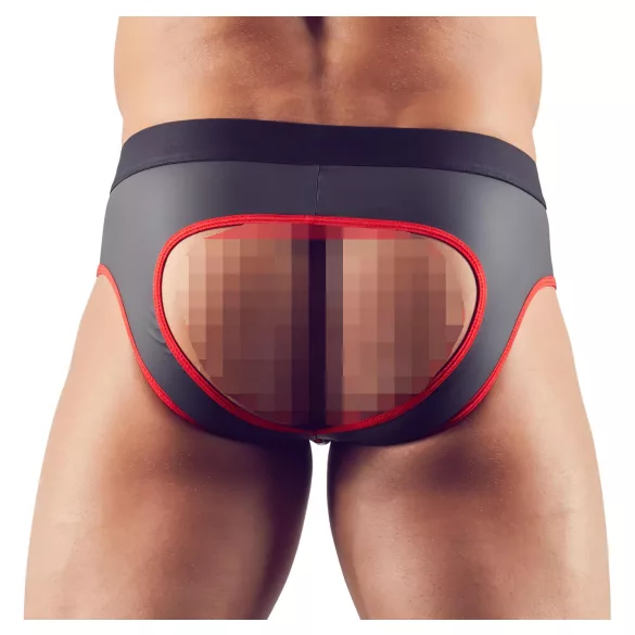 Svenjoyment - jockstrap aberto - preto