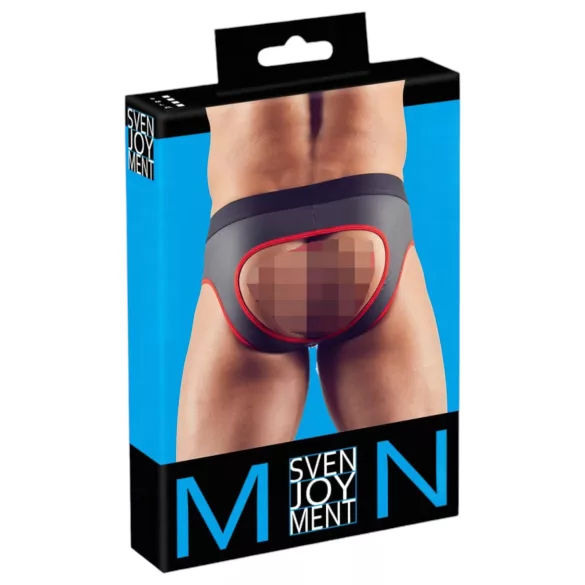 Svenjoyment - jockstrap aberto - preto - L