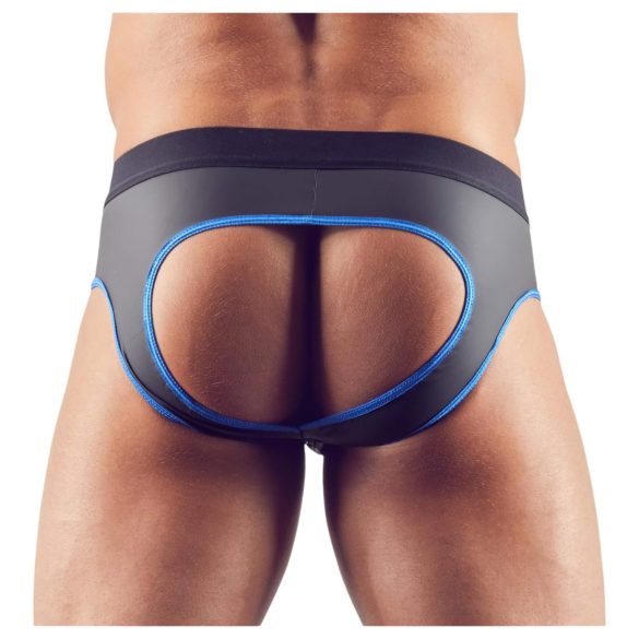 Svenjoyment - jockstrap aberto - preto e azul