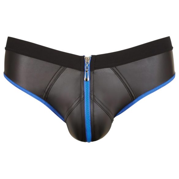 Svenjoyment - jockstrap aberto - preto e azul