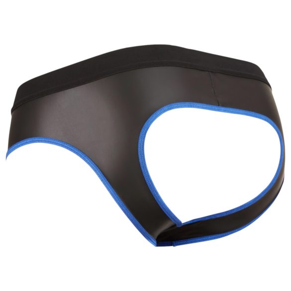 Svenjoyment - jockstrap aberto - preto e azul - M