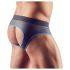 Svenjoyment - jockstrap aberto - preto e azul - L