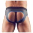 Svenjoyment - jockstrap aberto - preto e azul - L