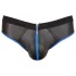 Svenjoyment - jockstrap aberto - preto e azul - L