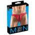 Svenjoyment - cueca masculina com cadarço preto - detalhe vermelho - M
