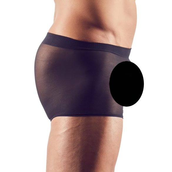 Svenjoyment - cueca boxer transparente - conjunto 2 peças - preto S-L